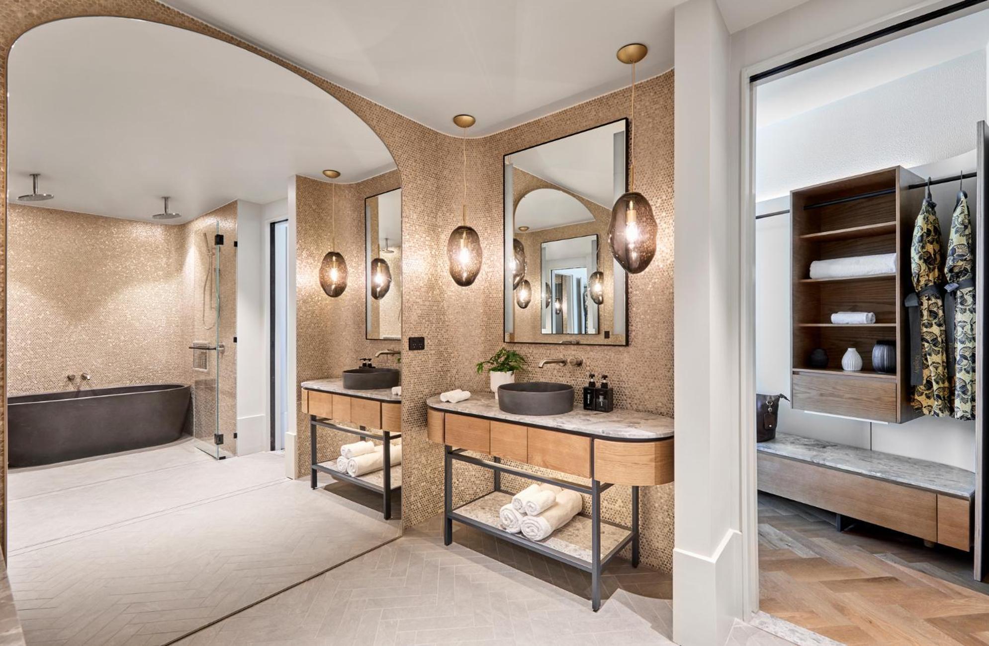 Готель Crystalbrook Kingsley Ньюкасл Екстер'єр фото Bathroom